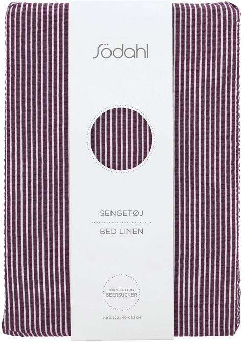 Södahl Bavlněné povlečení 140x200 Cheerful Purple