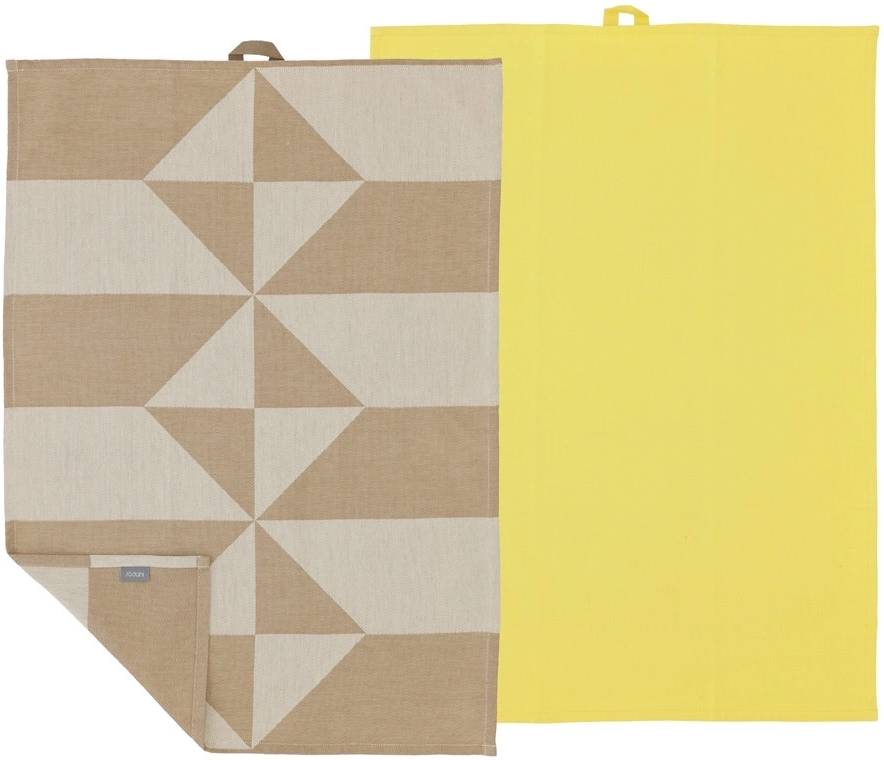 Södahl Kuchyňská utěrka 50x70 Twist (sada 2 ks) Warm Taupe