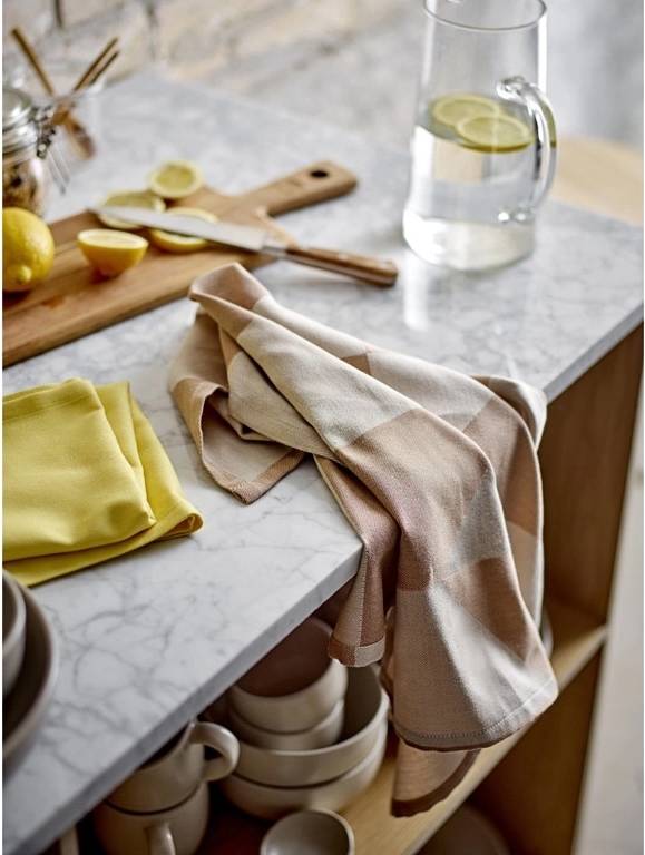 Södahl Kuchyňská utěrka 50x70 Twist (sada 2 ks) Warm Taupe
