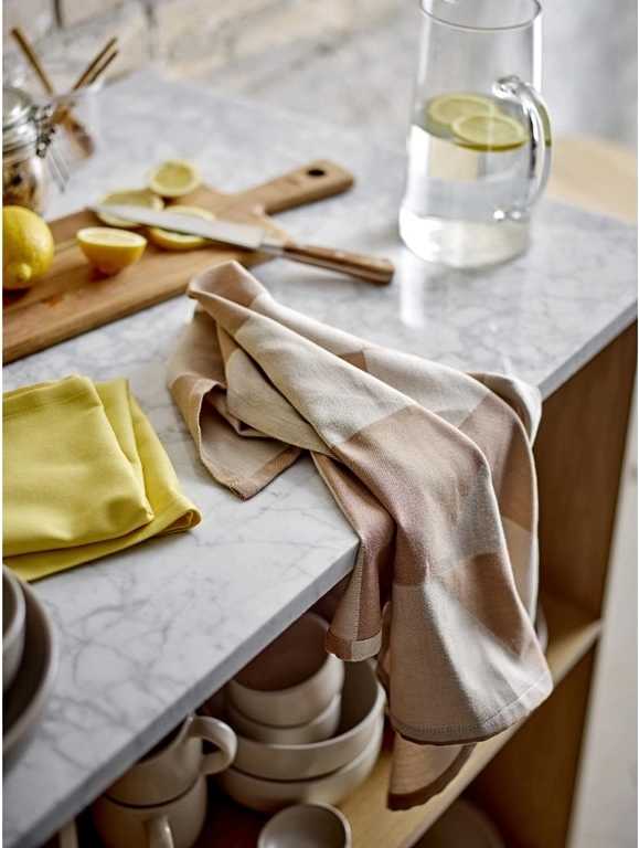 Södahl Kuchyňská utěrka 50x70 Twist (sada 2 ks) Warm Taupe