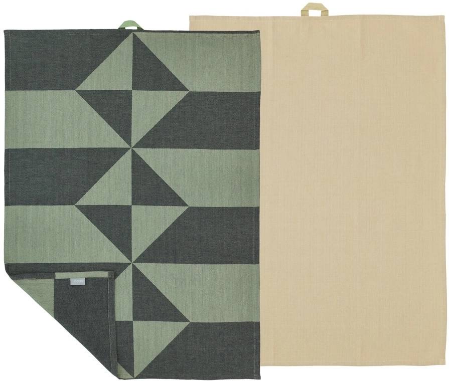 Södahl Kuchyňská utěrka 50x70 Twist (sada 2 ks) Hedge Green