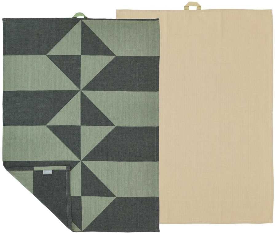 Södahl Kuchyňská utěrka 50x70 Twist (sada 2 ks) Hedge Green