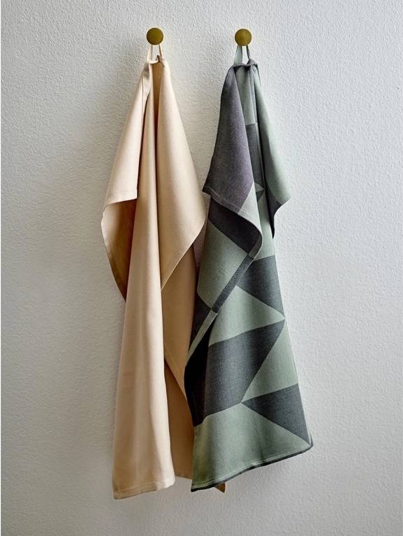 Södahl Kuchyňská utěrka 50x70 Twist (sada 2 ks) Hedge Green