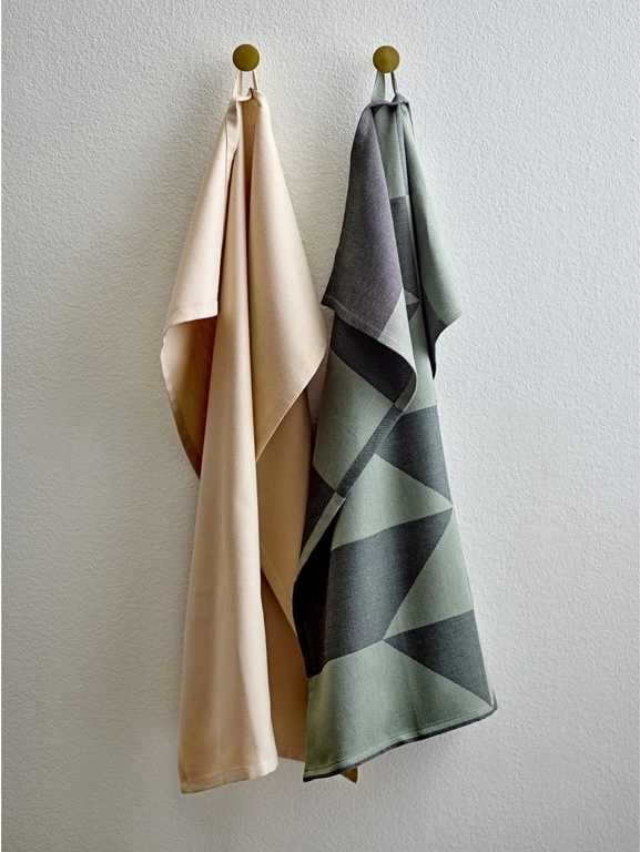 Södahl Kuchyňská utěrka 50x70 Twist (sada 2 ks) Hedge Green