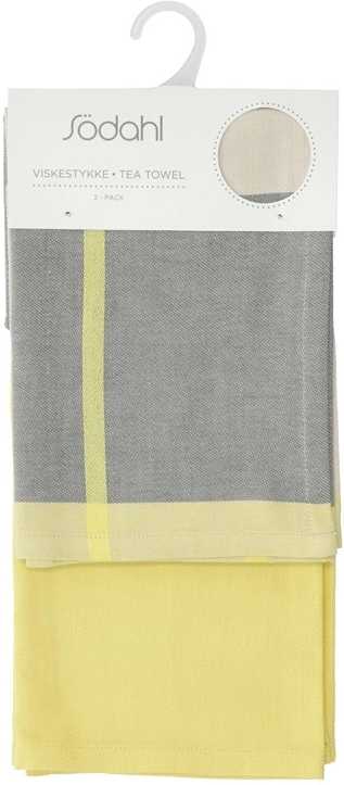 Södahl Kuchyňská utěrka 50x70 Blocks (sada 2 ks) Yellow