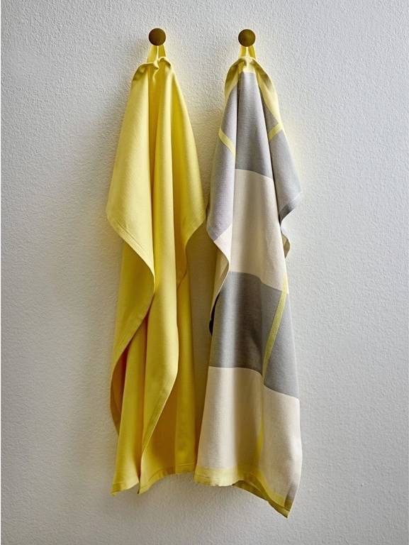 Södahl Kuchyňská utěrka 50x70 Blocks (sada 2 ks) Yellow