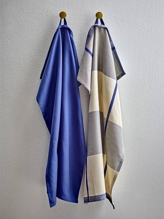 Södahl Kuchyňská utěrka 50x70 Blocks (sada 2 ks) Royal Blue