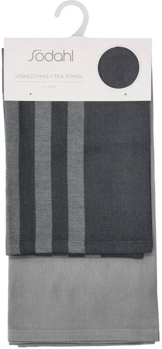 Södahl Kuchyňská utěrka 50x70 Reflection (sada 2 ks) Ash
