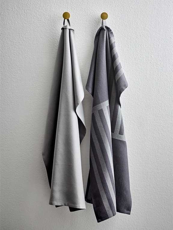 Södahl Kuchyňská utěrka 50x70 Reflection (sada 2 ks) Ash