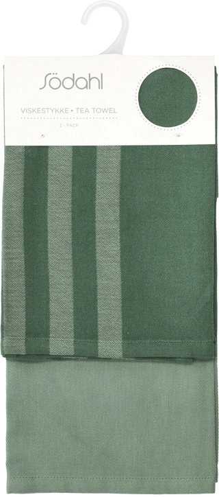 Södahl Kuchyňská utěrka 50x70 Reflection (sada 2 ks) Pine green