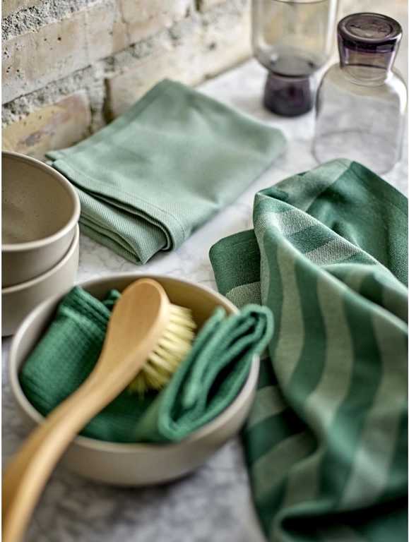 Södahl Kuchyňská utěrka 50x70 Reflection (sada 2 ks) Pine green