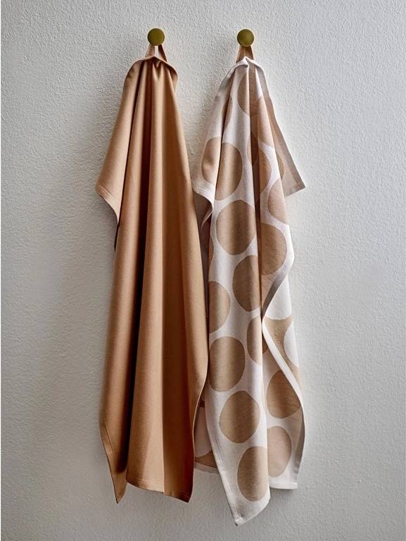 Södahl Kuchyňská utěrka 50x70 Bubbles (sada 2 ks) Warm Taupe