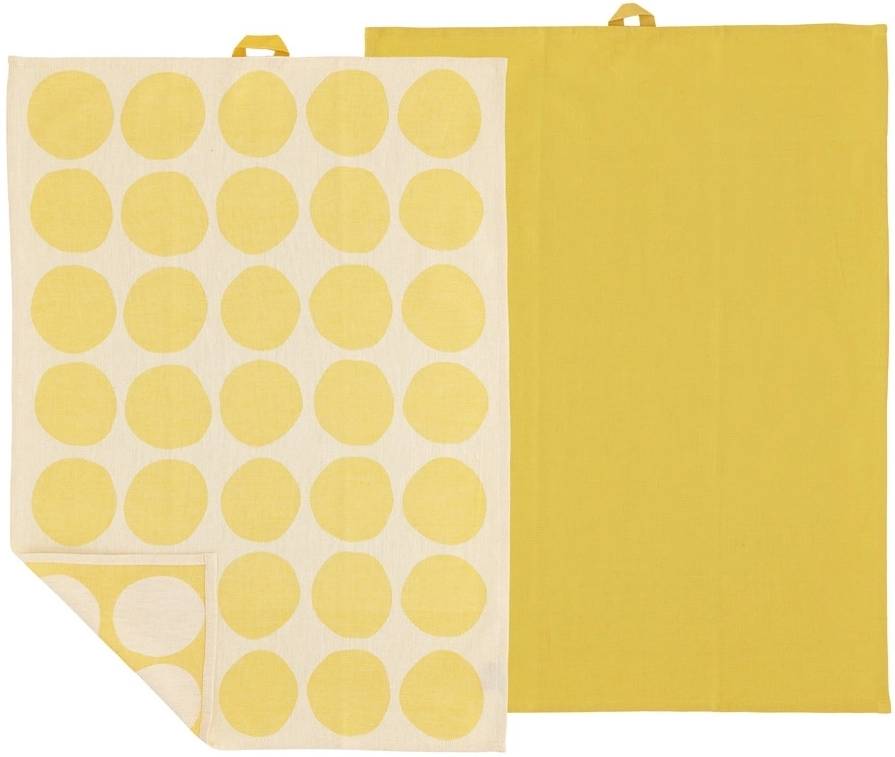 Södahl Kuchyňská utěrka 50x70 Bubbles (sada 2 ks) Yellow