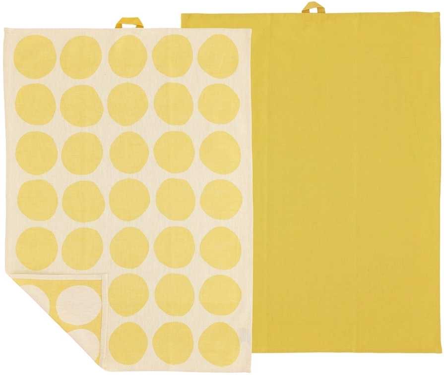 Södahl Kuchyňská utěrka 50x70 Bubbles (sada 2 ks) Yellow