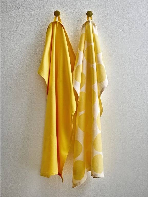 Södahl Kuchyňská utěrka 50x70 Bubbles (sada 2 ks) Yellow