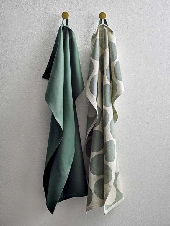 Södahl Kuchyňská utěrka 50x70 Bubbles (sada 2 ks) Pine green