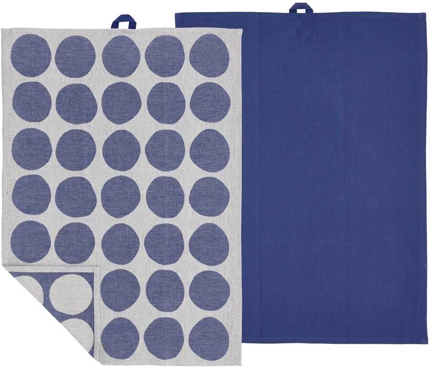 Södahl Kuchyňská utěrka 50x70 Bubbles (sada 2 ks) Royal Blue