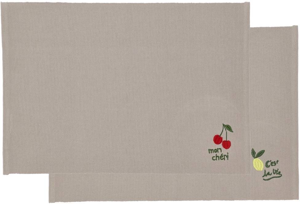 Södahl Bavlněné prostírání (sada 2 ks) 33x48 Green