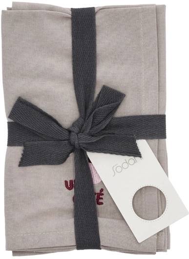 Södahl Kuchyňské ubrousky Bistro Coffee Brown (2ks)