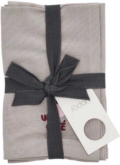 Södahl Kuchyňské ubrousky Bistro Coffee Brown (2ks)