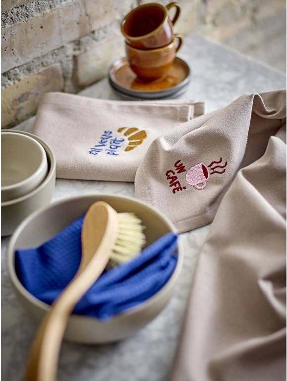 Södahl Kuchyňská utěrka 50x70 Bistro (sada 2 ks) Coffee brown