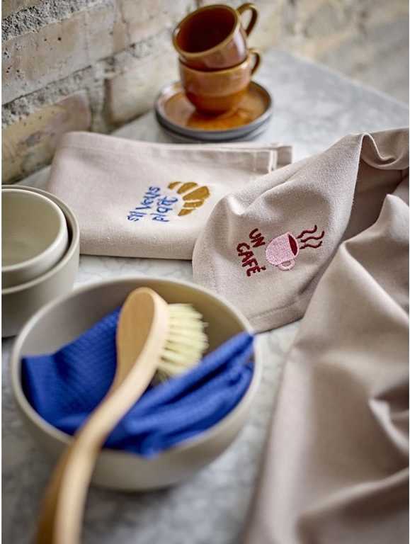 Södahl Kuchyňská utěrka 50x70 Bistro (sada 2 ks) Coffee brown