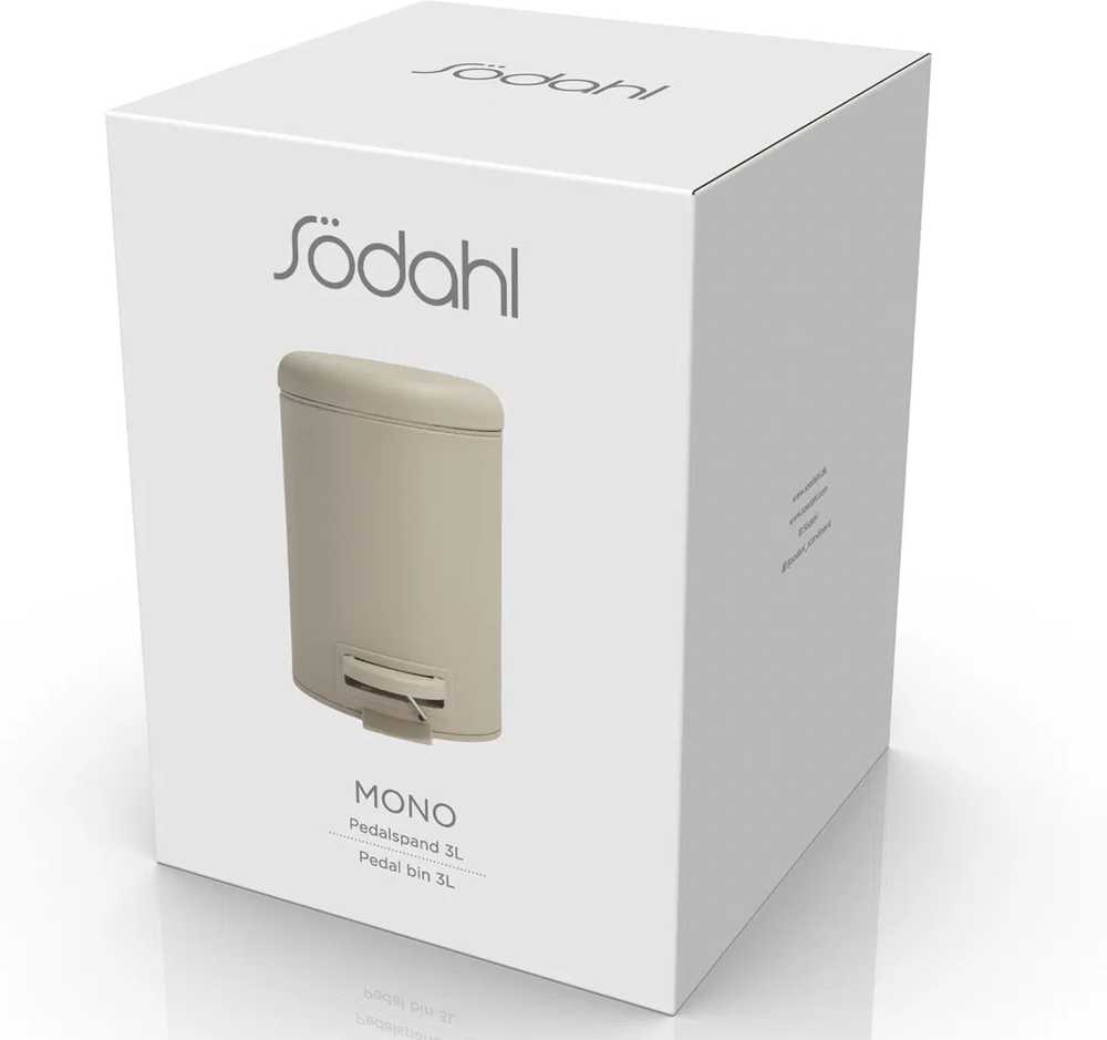 Södahl Koupelnový pedálový koš Mono Beige