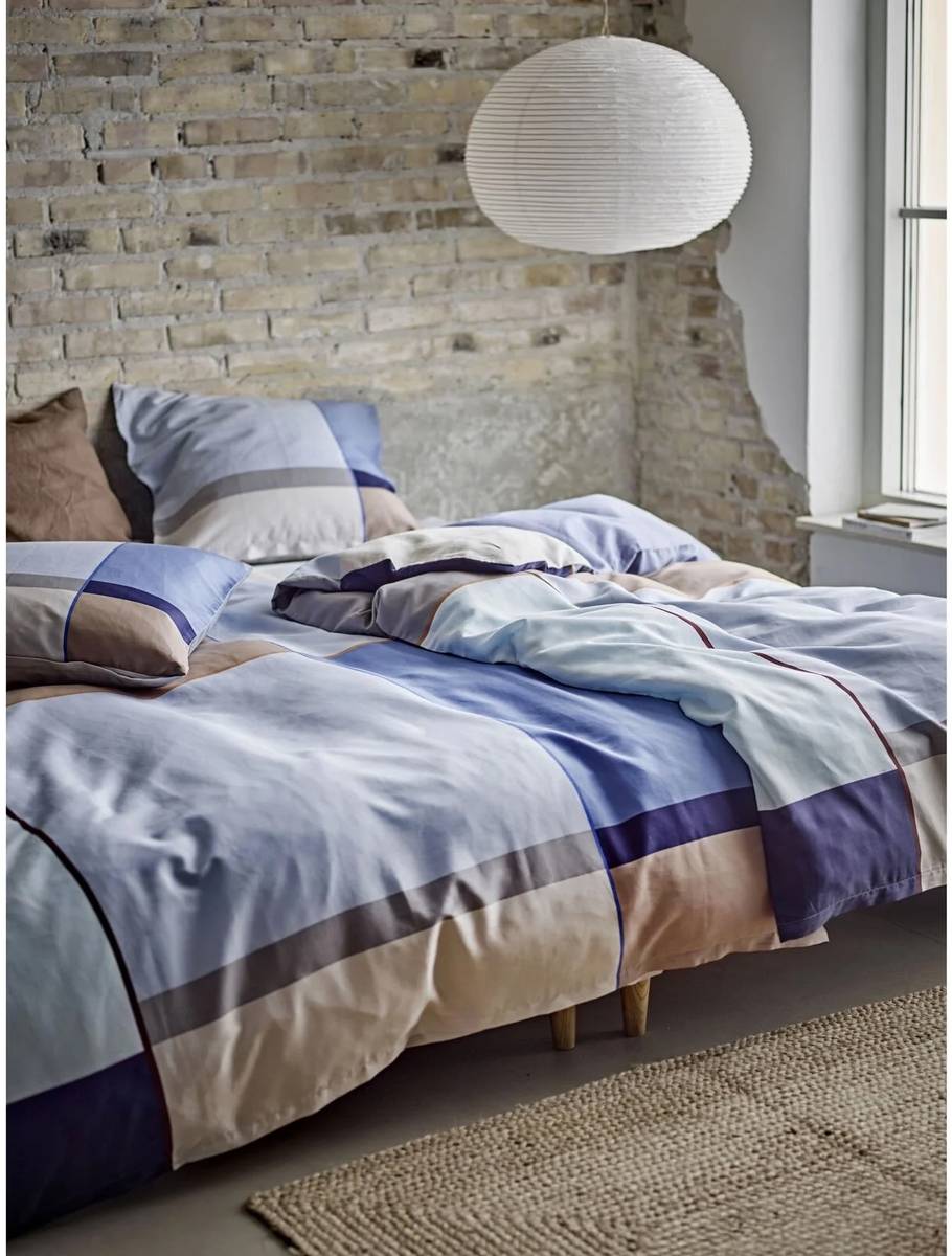 Södahl Bavlněné povlečení 140x200 Colour Block Blue