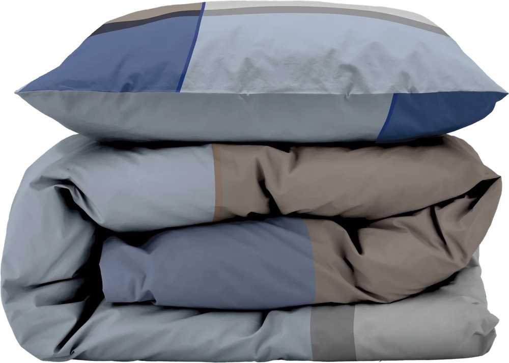 Södahl Bavlněné povlečení 140x220 Colour Block Blue