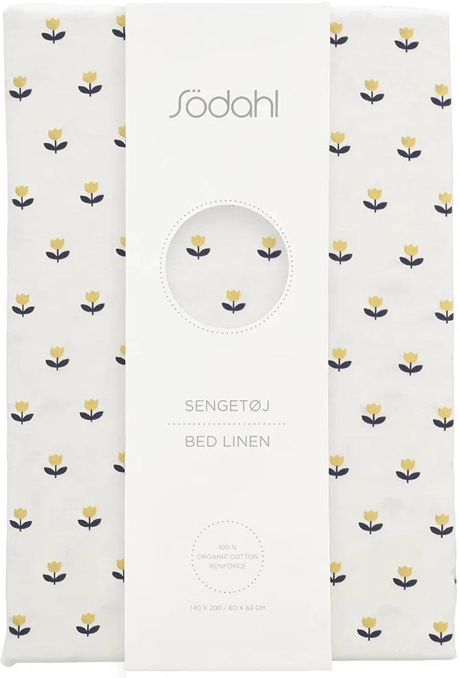 Södahl Bavlněné povlečení 140x200 Tulip Yellow