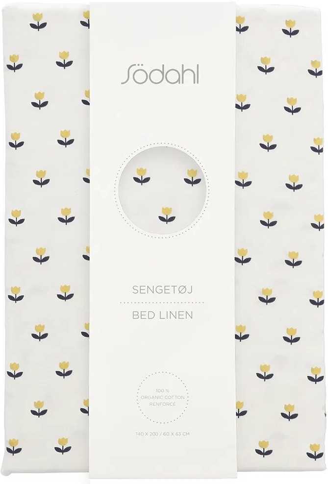 Södahl Bavlněné povlečení 140x200 Tulip Yellow