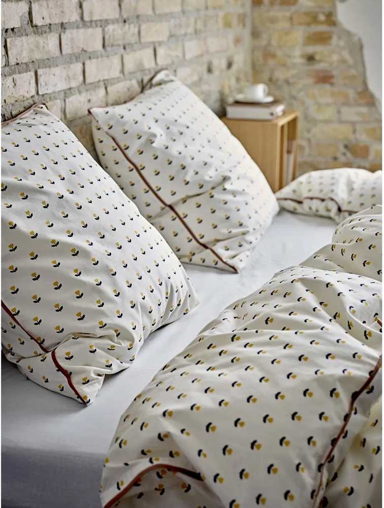 Södahl Bavlněné povlečení 140x200 Tulip Yellow