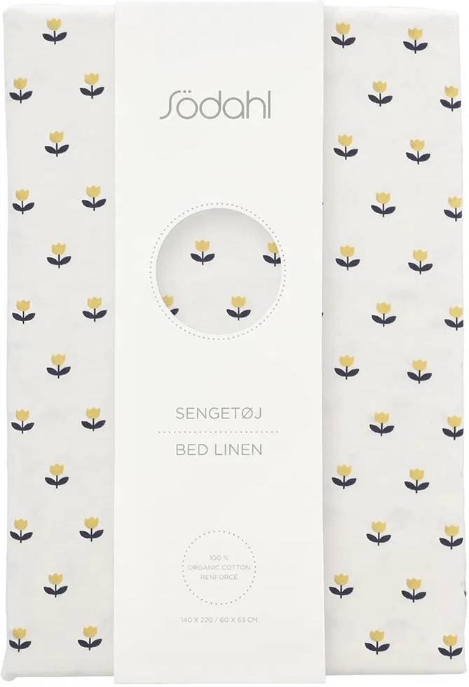 Södahl Bavlněné povlečení 140x220 Tulip Yellow