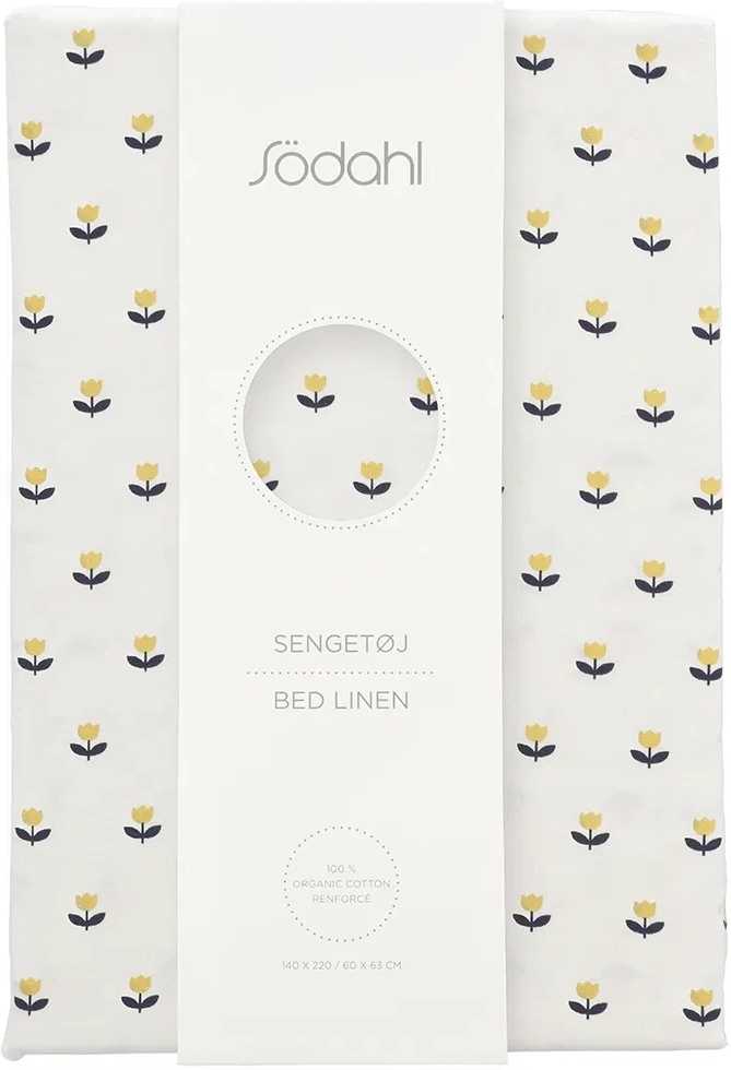 Södahl Bavlněné povlečení 140x220 Tulip Yellow