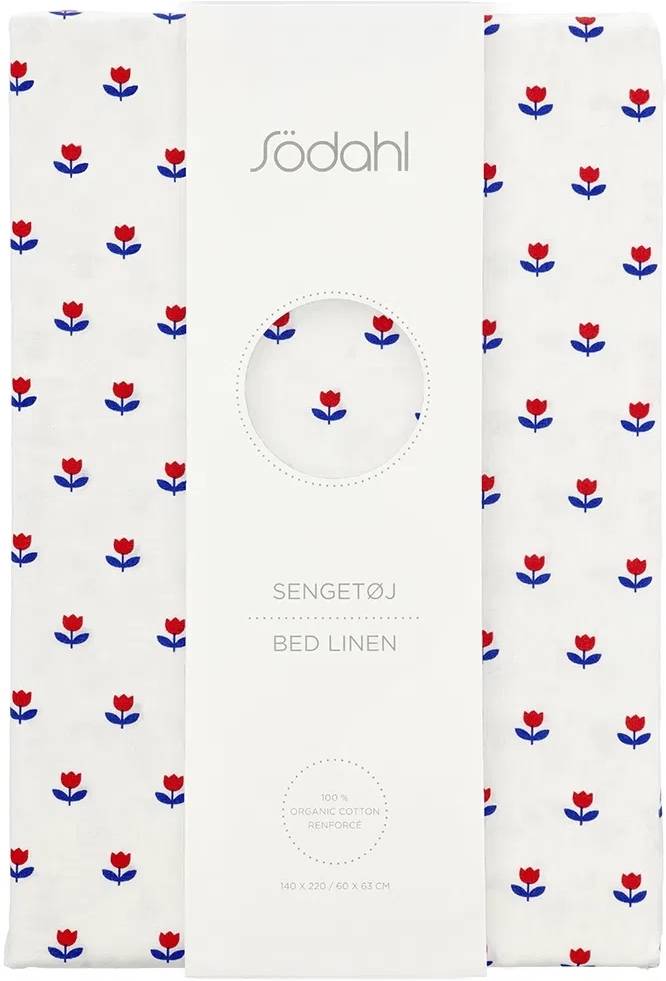 Södahl Bavlněné povlečení 140x220 Tulip Royal Blue