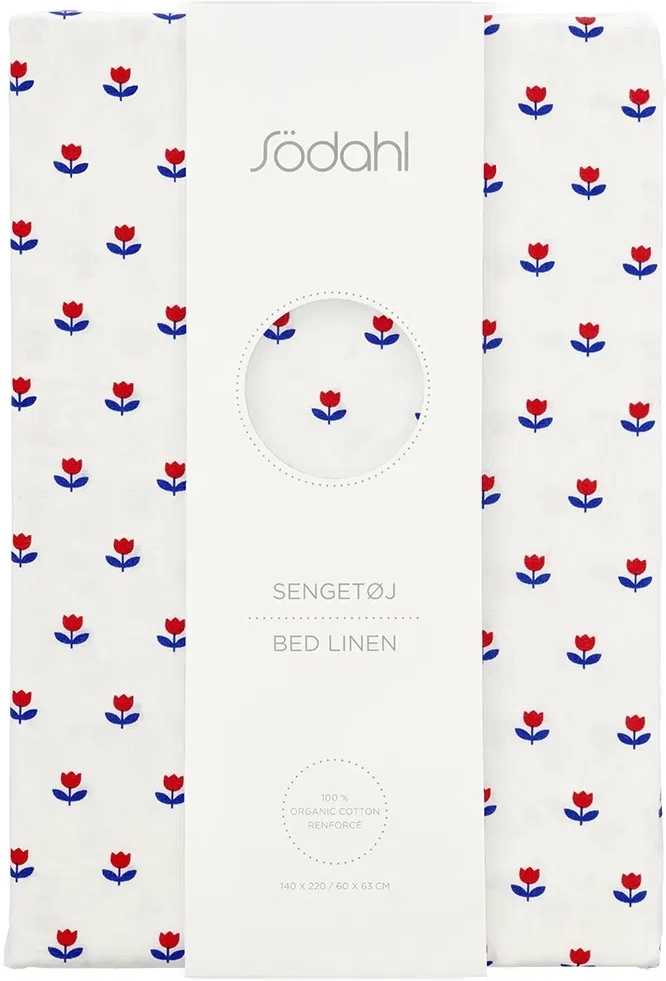 Södahl Bavlněné povlečení 140x220 Tulip Royal Blue