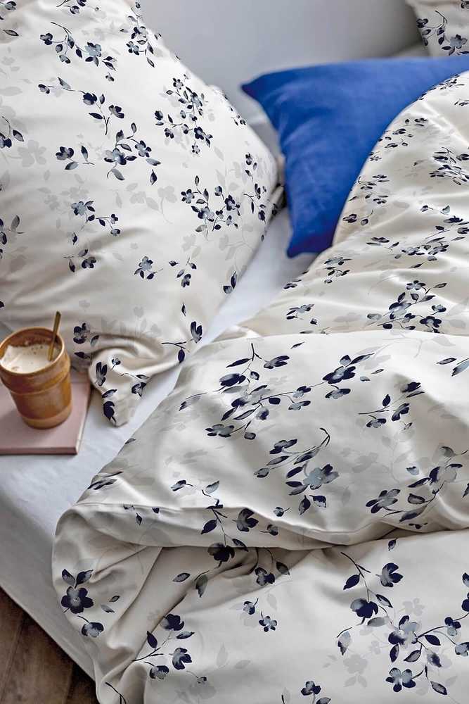 Södahl Bavlněné povlečení 140x200 Cherry Blossom Grey