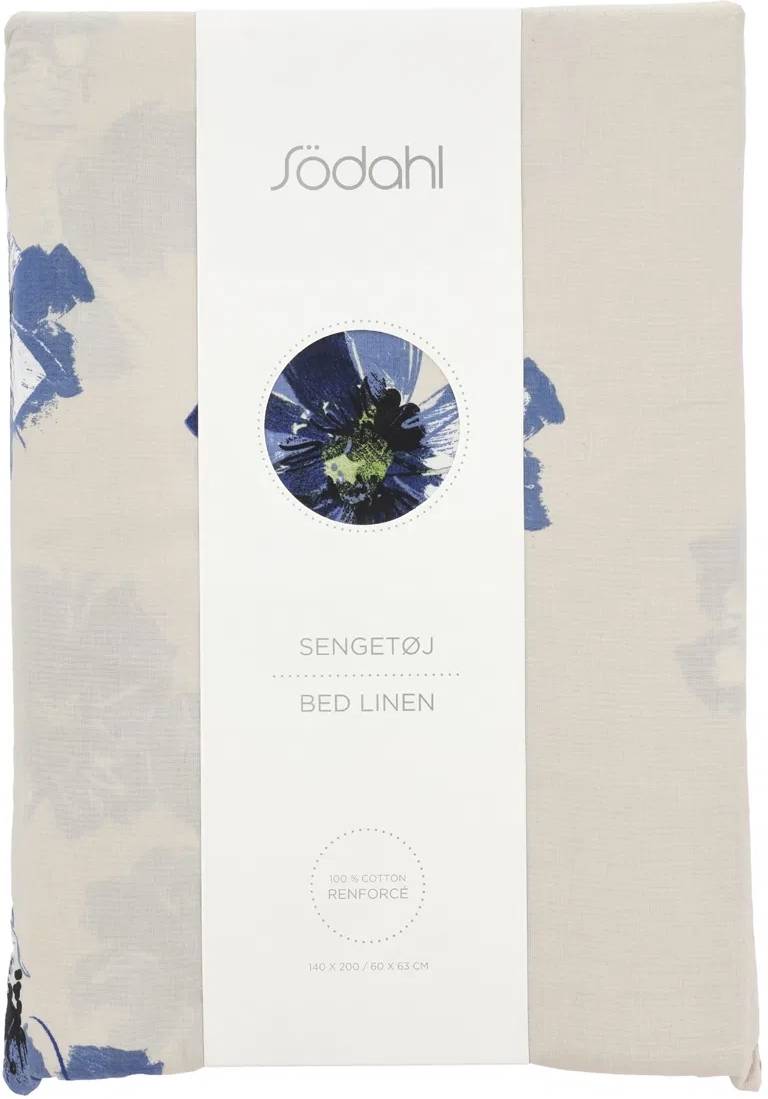 Södahl Bavlněné povlečení 140x200 Flora Blue