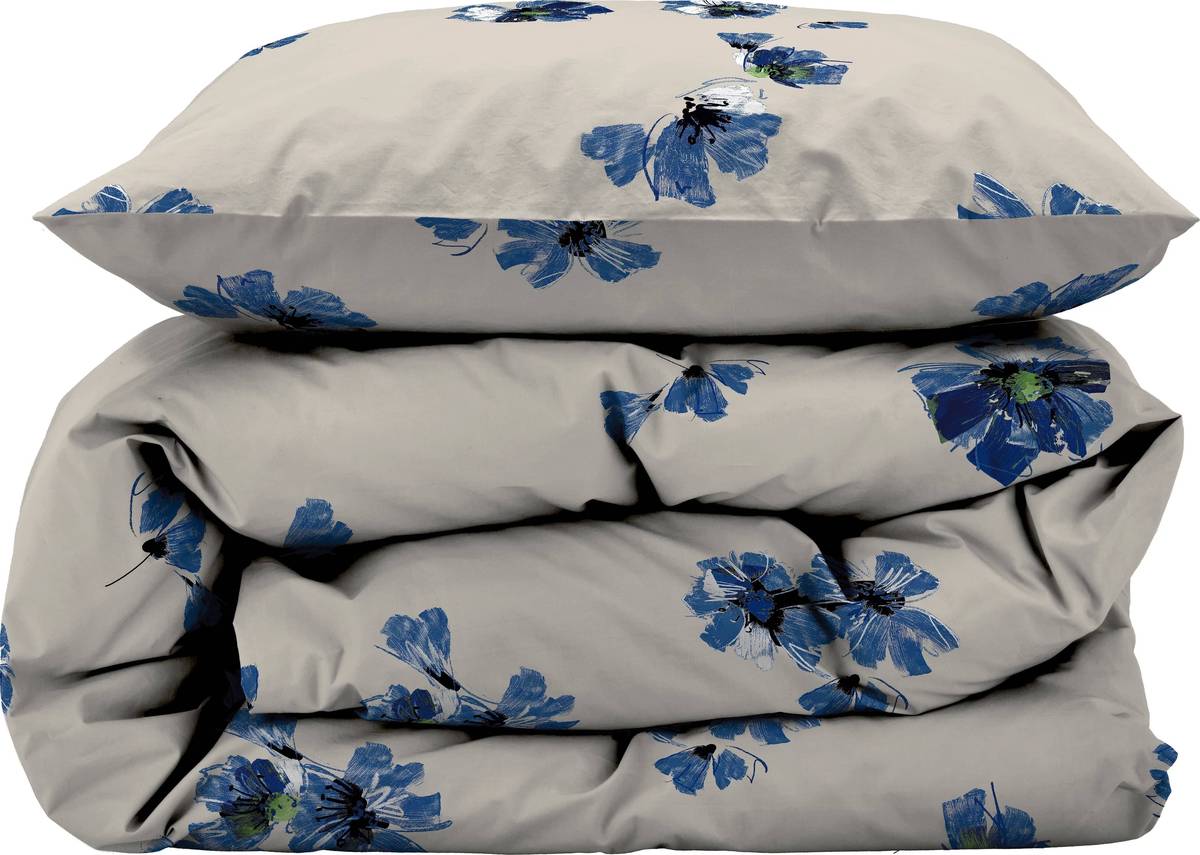 Södahl Bavlněné povlečení 140x220 Flora Blue