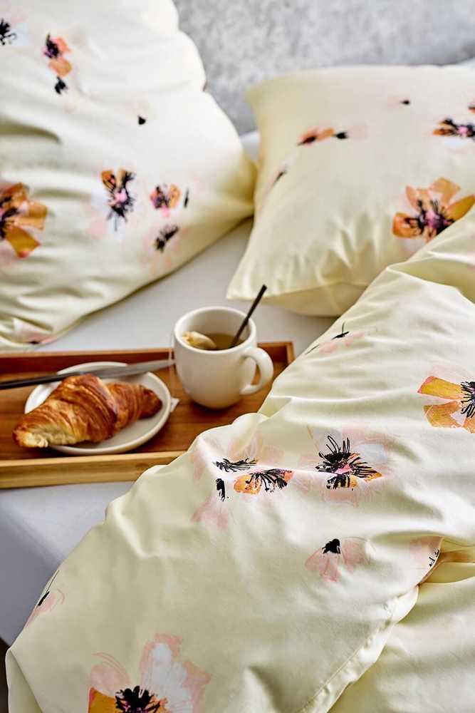 Södahl Bavlněné povlečení 140x200 Flora Yellow