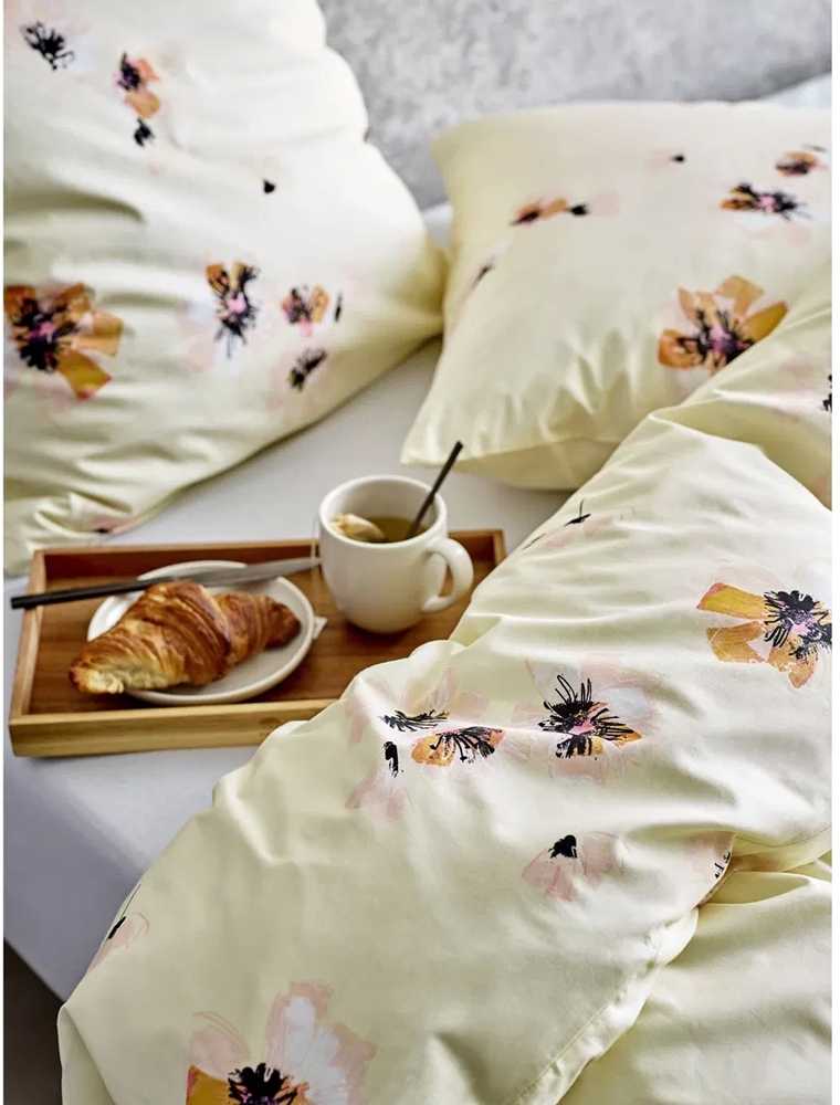 Södahl Bavlněné povlečení 140x220 Flora Yellow