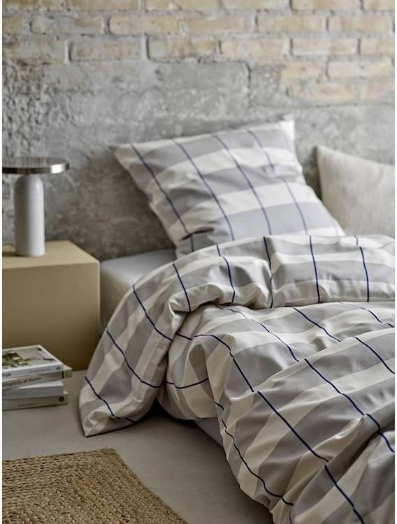 Södahl Bavlněné povlečení 140x220 Blocks Cloud grey