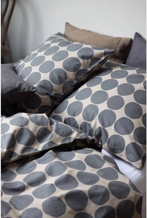 Södahl Bavlněné povlečení 140x220 Bubbles Taupe