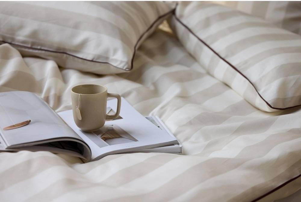 Södahl Bavlněné povlečení 140x200 Ray Beige