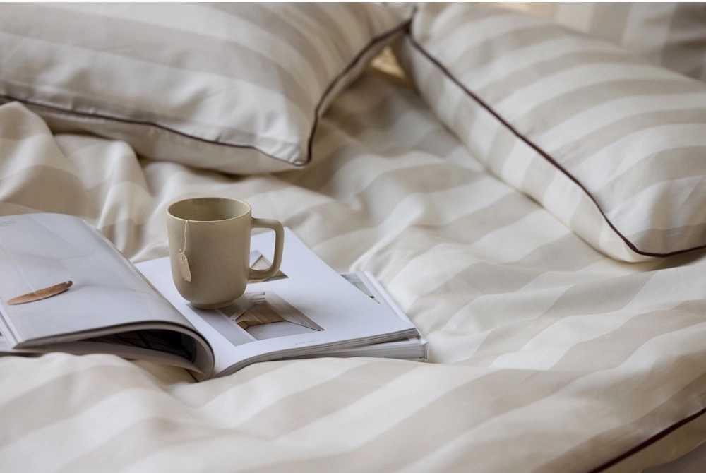 Södahl Bavlněné povlečení 140x200 Ray Beige