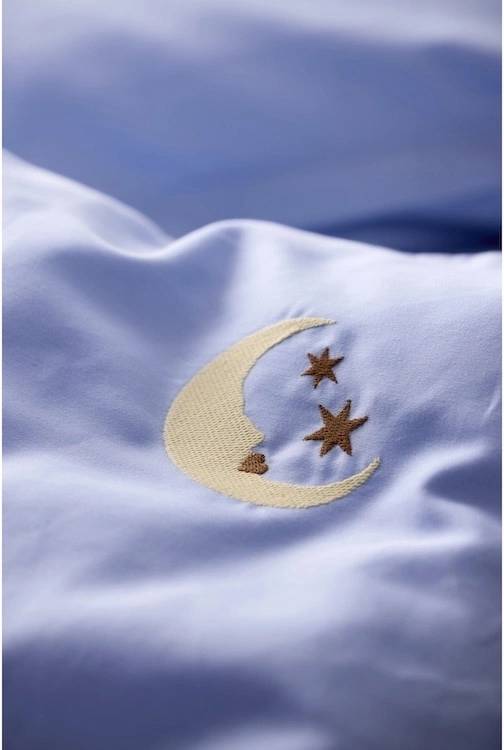 Södahl Bavlněné povlečení 140x220 Bonne Nuit Sky Blue