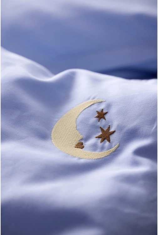 Södahl Bavlněné povlečení 140x220 Bonne Nuit Sky Blue