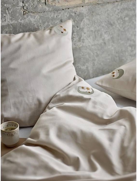 Södahl Bavlněné povlečení 140x200 Bonne Nuit Beige