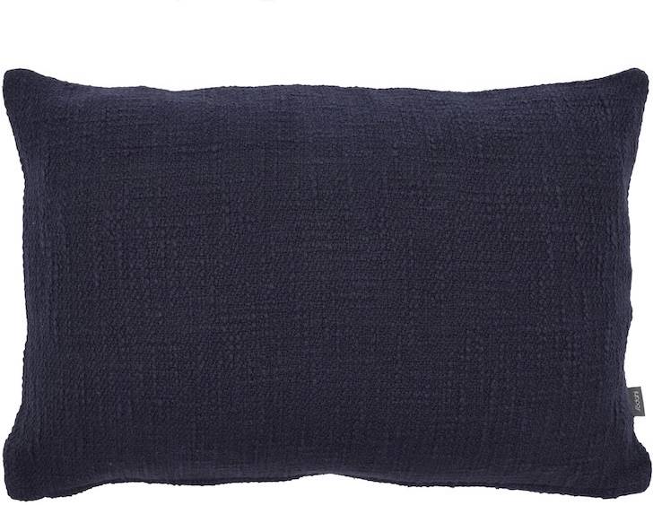 Södahl Povlak na polštář 40x60 Bouclé Navy Blue