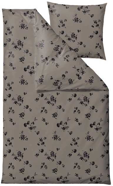 Södahl Bavlněné povlečení 140x220 Silhouette Taupe